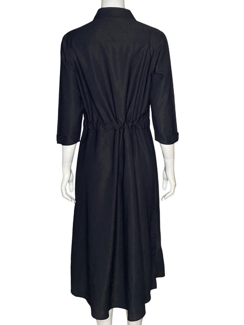 Vestido Bimba Y Lola Midi Estampado Negro - Talla S