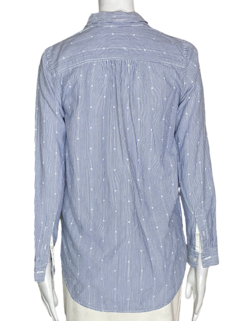 Blusa Tommy Hilfiger Rayas Manga larga Azul - Talla XS
