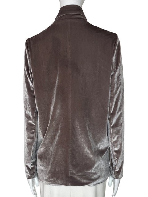 Chaqueta Bobi Black Satinado Manga larga Marrón - Talla S