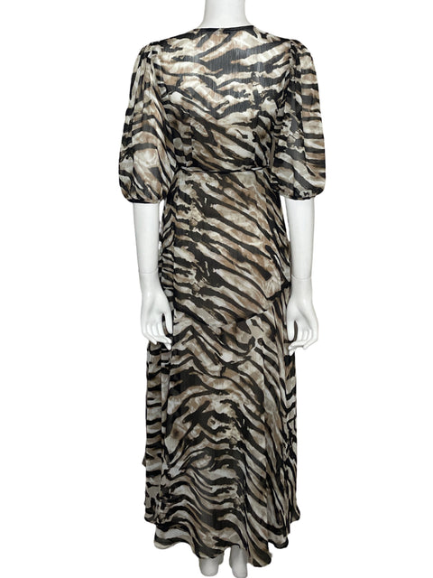 Vestido Calvin Klein Crossbosy Animal print Marrón - Talla 2
