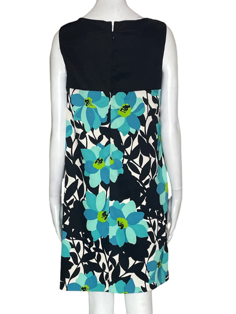 Vestido Dressbarn Midi Estampado Azul - Talla 8