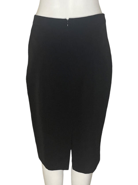 Falda Camila Midi Ajustado Negro - Talla 6