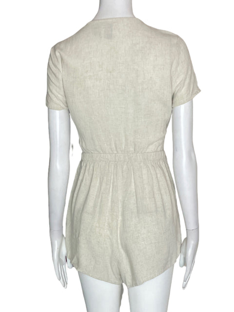 Romper Princess Polly Amarrado Cuello v Beige - Talla 12