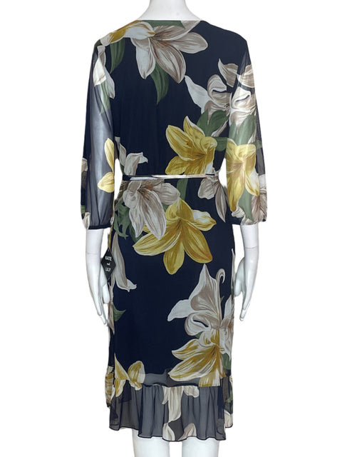 Vestido Kate And Lily Estampado Midi Marron - Talla 6