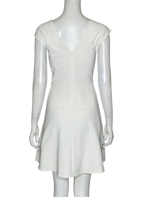 Vestido Armani Exchange Fluido Ajustado Blanco - Talla S