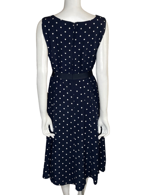 Vestido Studio 1 Polka dot Midi Azul - Talla U