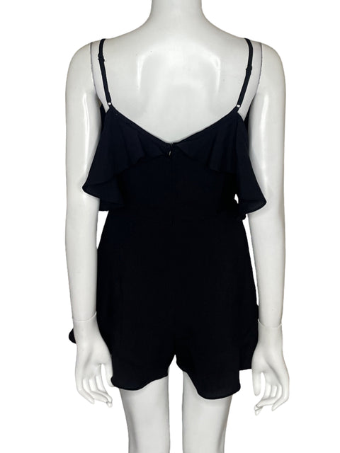 Romper Blue Blush Vuelos Escote v Negro - Talla M