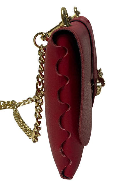 Cartera Tesoro Tps Mini Cadena Rojo - Talla U