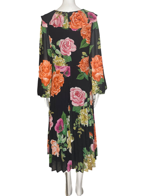 Vestido Jealous Tomato Estampado Vuelos Naranja - Talla M