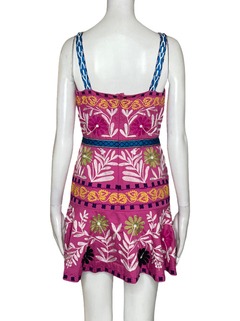 Vestido Alexis Venise Embroidered Rosado - Talla S