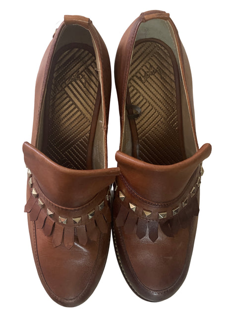 Zapato Velez Tacón alto Punta cerrada Marrón - Talla 39