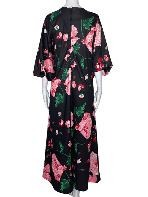 Vestido Miss Kim Maxi Fluido Rosado - Talla M