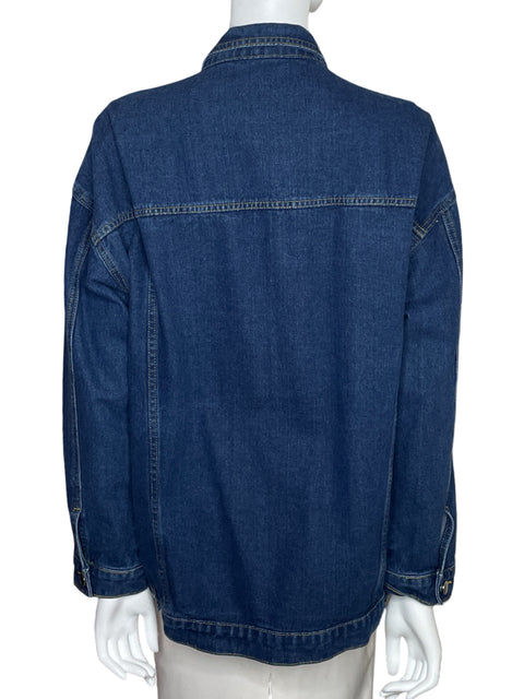 Chaqueta Tesoro Tps Denim Bolsillos Azul - Talla XL