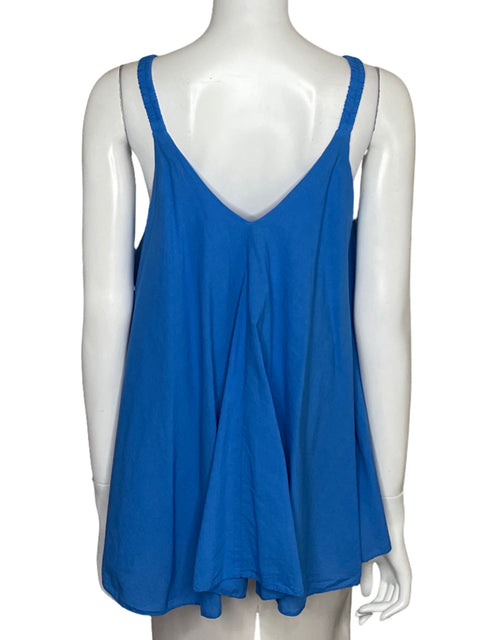Blusa Jot Sin mangas Fluido Azul - Talla L