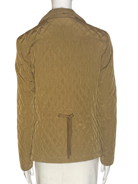Chaqueta Massimo Dutti Acolchado Zipper Botones Marrón - Talla XL