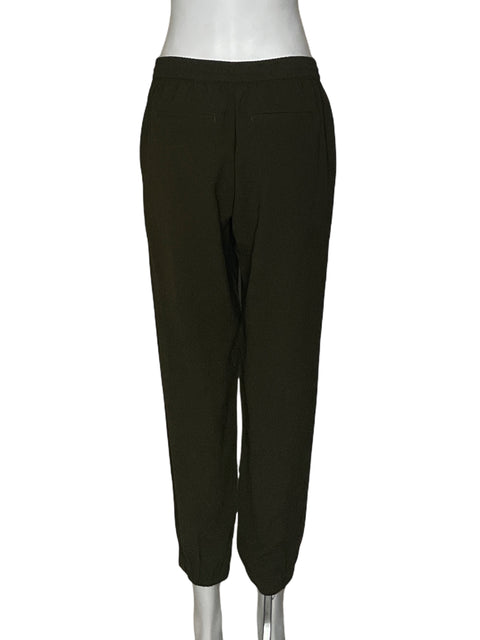 Pantalón Express Wide-leg Liso Verde - Talla S