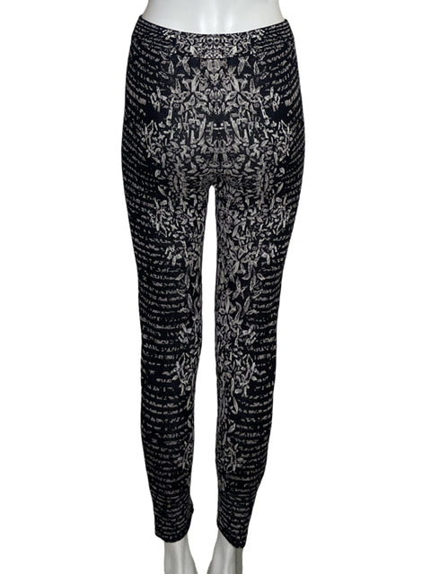 Pantalón Bcbg Maxazria Leggins Estampado Negro - Talla XS