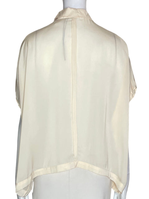 Blusa Ovi Liso Beige - Talla S