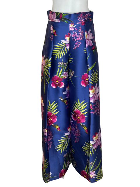 Pantalón Love Lola Wide-leg Estampado Azul - Talla M