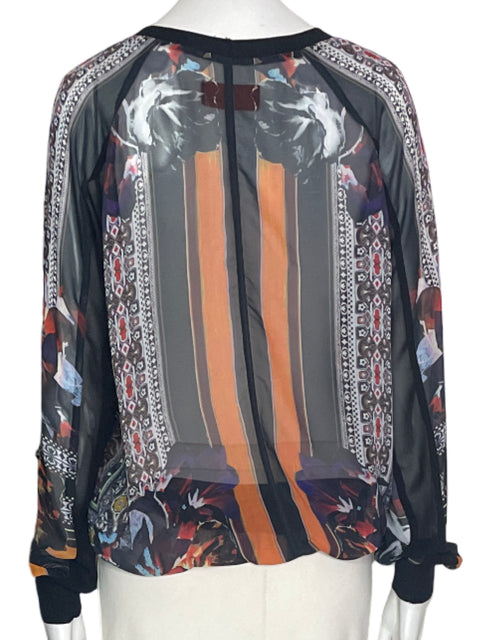 Blusa Clover Canyon Estampado Cuello redondo Negro - Talla L