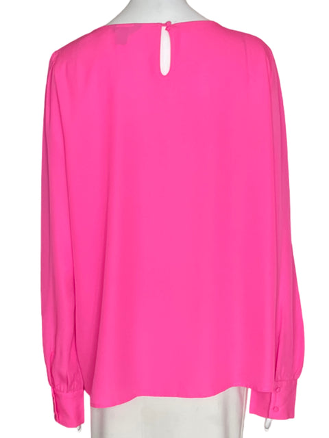 Blusa J.crew Liso Manga larga Rosado - Talla XL