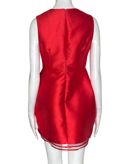 Vestido Tesoro Tps Liso Lentejuelas Rojo - Talla S
