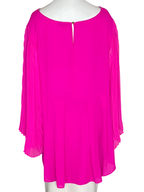 Blusa Vince Camuto Liso Plisado Rosado - Talla XL
