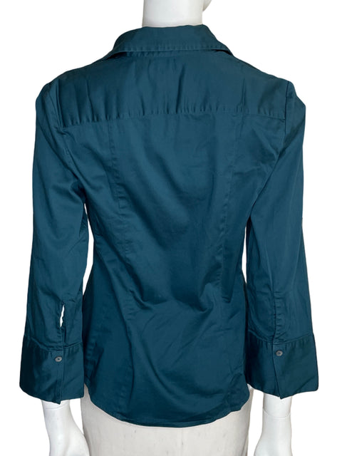 Camisa Banana Republic Manga larga Stretch Verde - Talla L