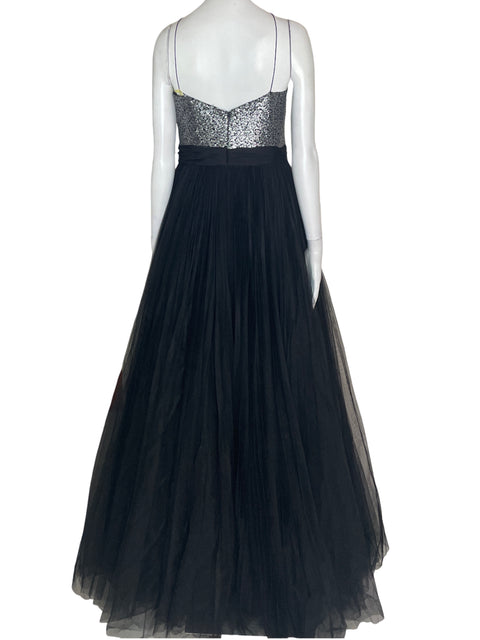 Vestido Mignon Vuelos Negro - Talla 10