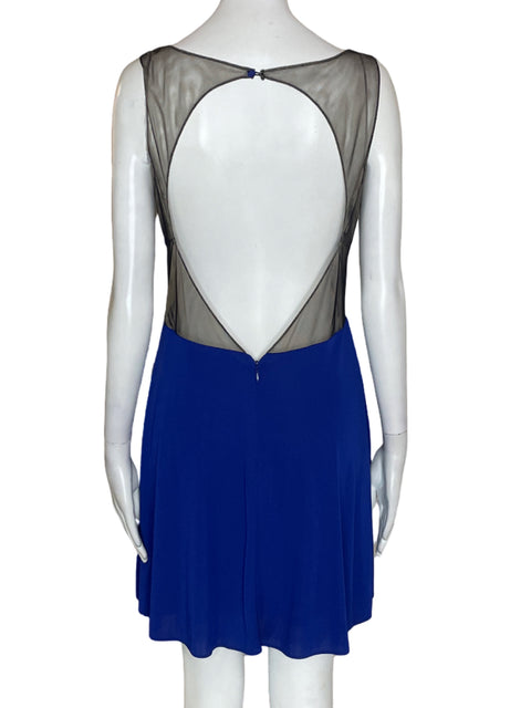 Vestido Bcbg Mini Azul - Talla M