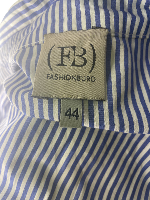 Vestido Fashionburo Rayas Estampado Azul - Talla 44