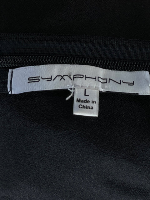 Vestido Symphony Mini Encaje Negro - Talla L