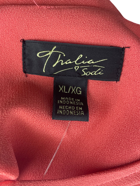 Blusa Thalia Liso Plisado Rosado - Talla XL