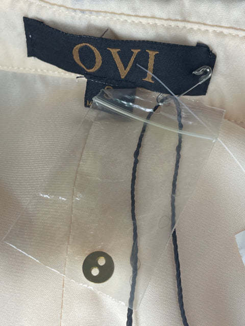 Blusa Ovi Liso Beige - Talla S
