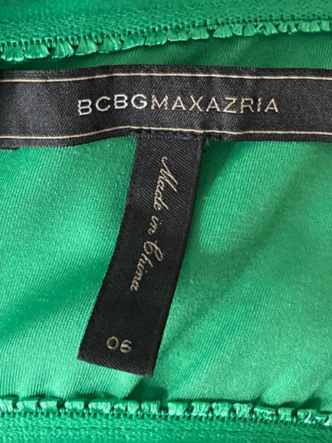 Vestido Bcbg Mini Vuelos Verde - Talla 6