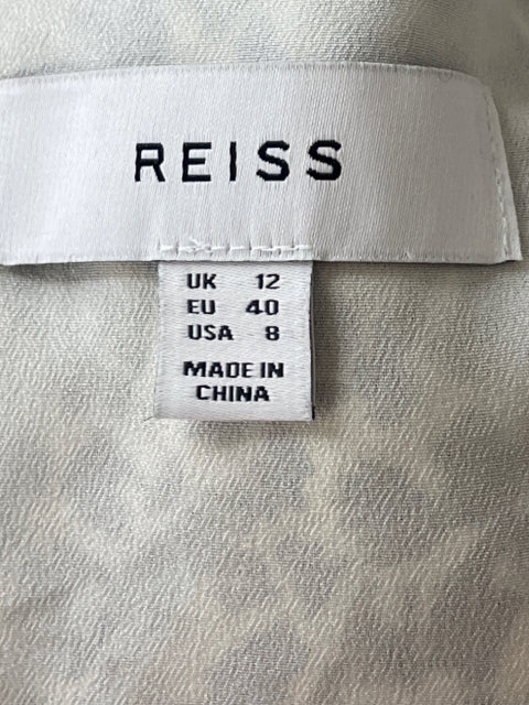 Vestido Reiss Maxi Back out Azul - Talla 8