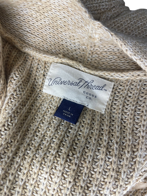 Chaqueta Universal Thread Tejido Abierto Manga larga Marrón - Talla L