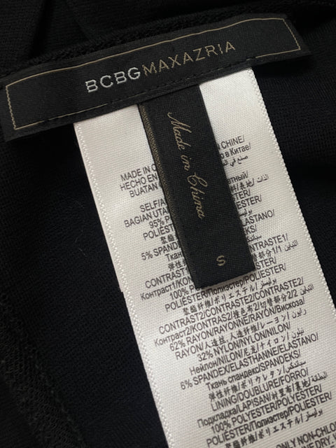 Blusa Bcbg Lentejuelas Sin mangas Negro - Talla S