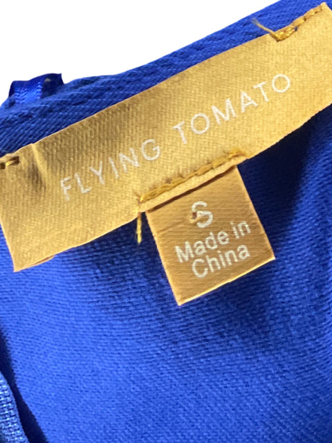 Vestido Flying Tomato Midi Ajustado Azul - Talla S