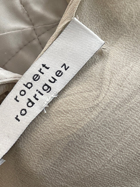 Vestido Robert Rodriguez Mini Sin mangas Beige - Talla S
