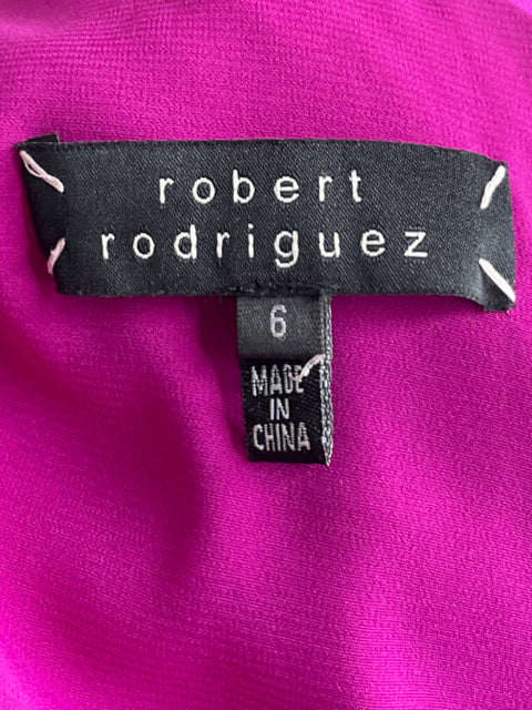 Vestido Robert Rodriguez One shoulder Mini Morado - Talla 6