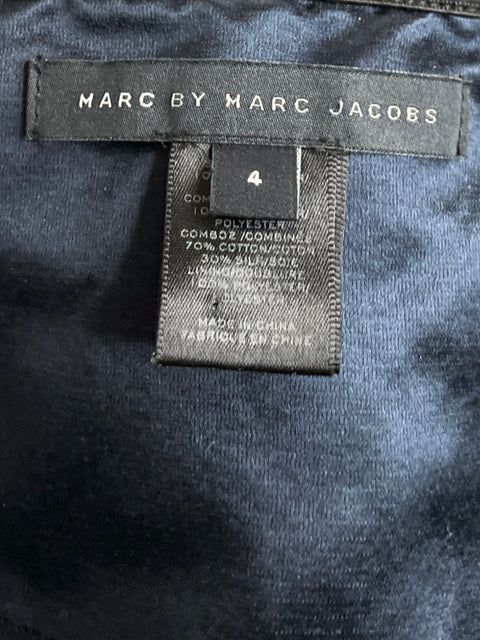 Vestido Marc By Marc Jacobs Strapless Puff Negro - Talla 4