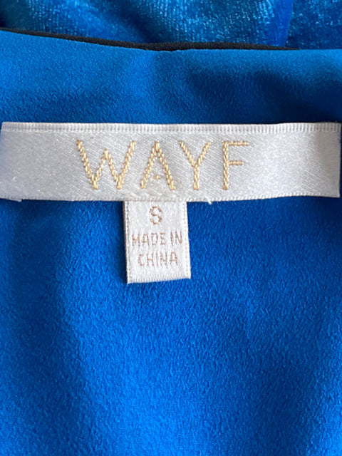 Top Wayf Aterciopelado Sin mangas Azul - Talla S
