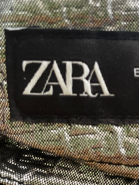 Short Zara Brillo Gris - Talla XL