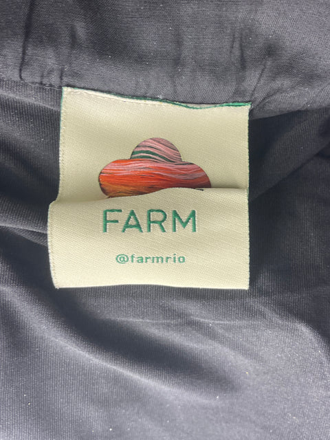 Vestido Farm Estampado Maxi Rojo - Talla L