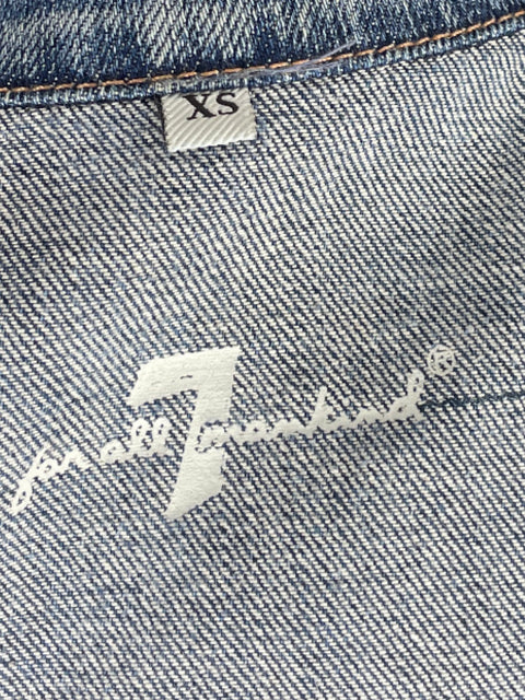 Chaqueta 7 For All Mankind Denim Bolsillos Azul - Talla XS