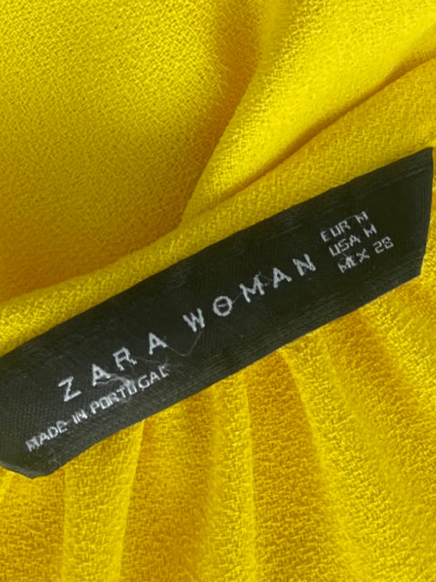 Blusa Zara Mangas fluidas Amarillo - Talla M