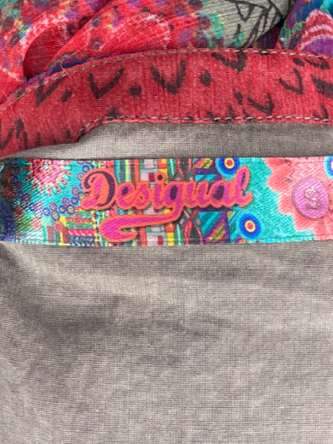 Camisa Desigual Printed Long sleeve Marrón - Talla S