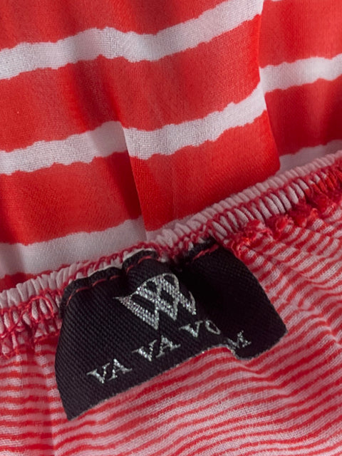 Vestido Va Va Voom Maxi Rayas Rojo - Talla XS