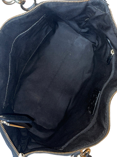 Cartera Coach Prairie Cadena Negro - Talla U